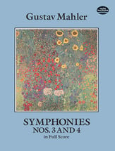 Symphonies Nos. 3 and 4 Orchestra Scores/Parts sheet music cover